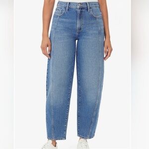 Kensie “The Jessica” High-Rise Cropped Barrel Jeans. NWT. Size 4/27